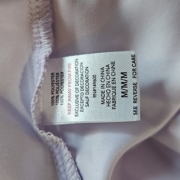 Flora by Flora Nikrooz Women 2 Piece Pajama Set Lilac Lounge Size M - Picture 12 of 14